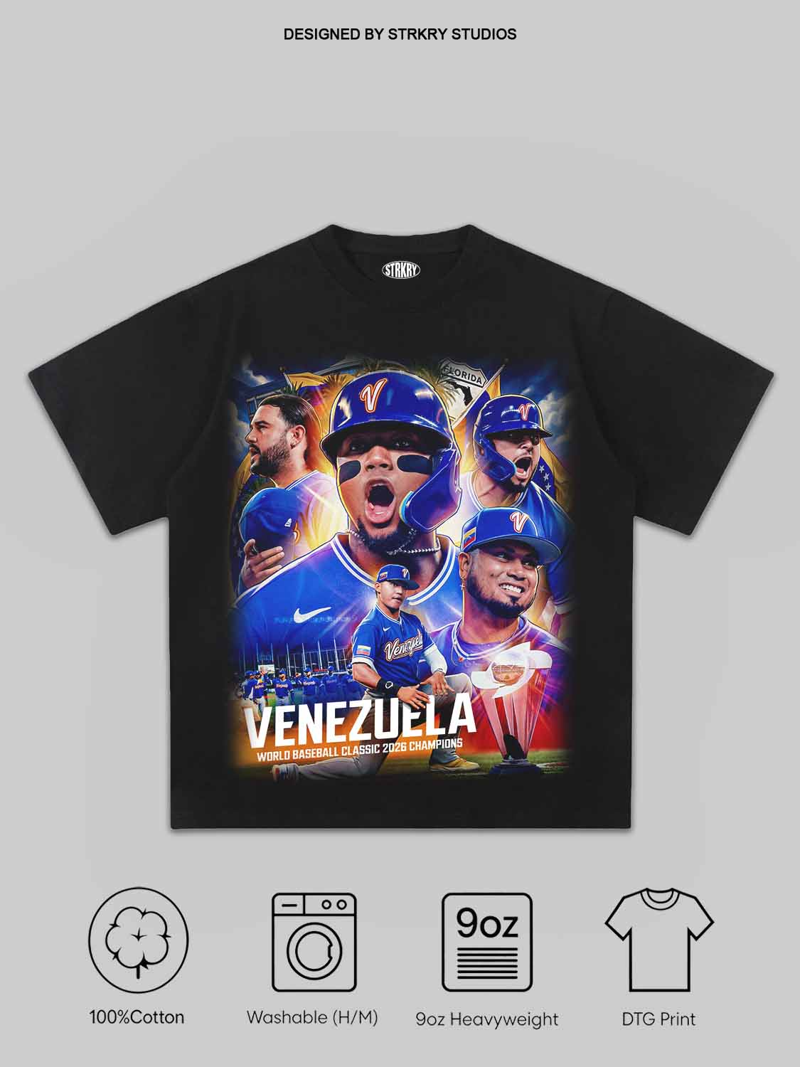 WBC Venezuela Champion 2026 V1 Tee&Hoodie