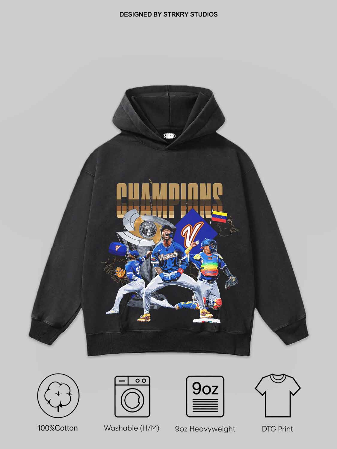 WBC Venezuela Champion 2026 V16 Tee&Hoodie