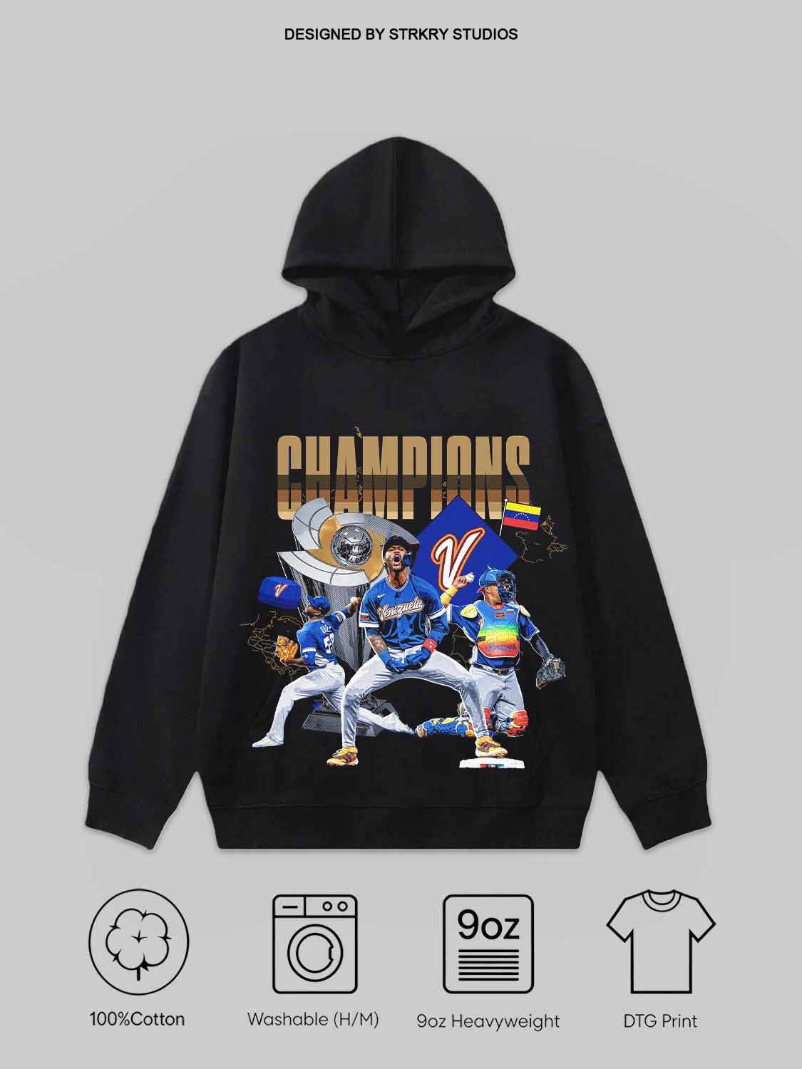 WBC Venezuela Champion 2026 V16 Tee&Hoodie