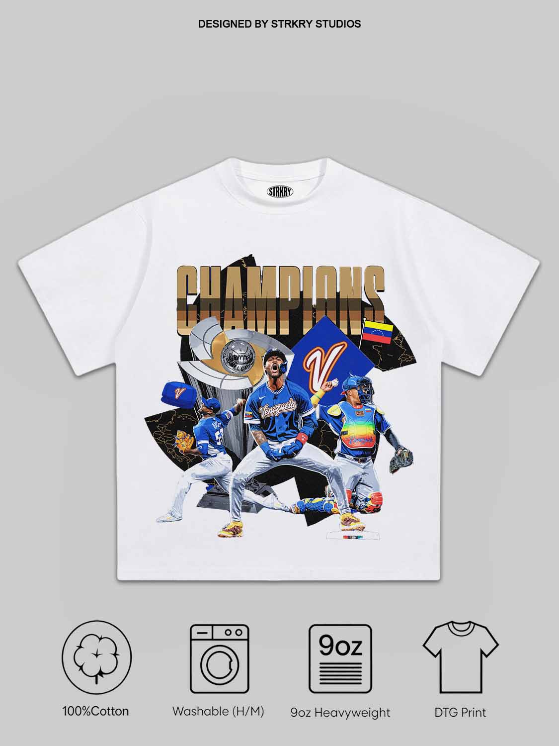 WBC Venezuela Champion 2026 V16 Tee&Hoodie