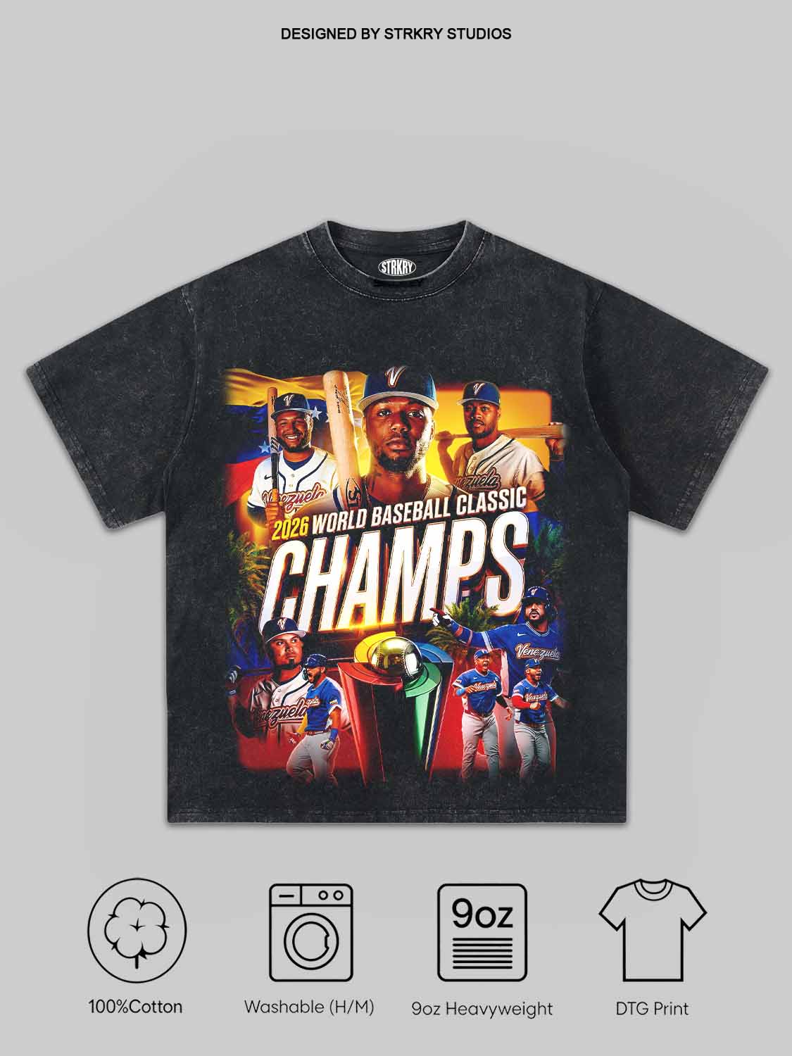 WBC Venezuela Champion 2026 V8 Tee&Hoodie