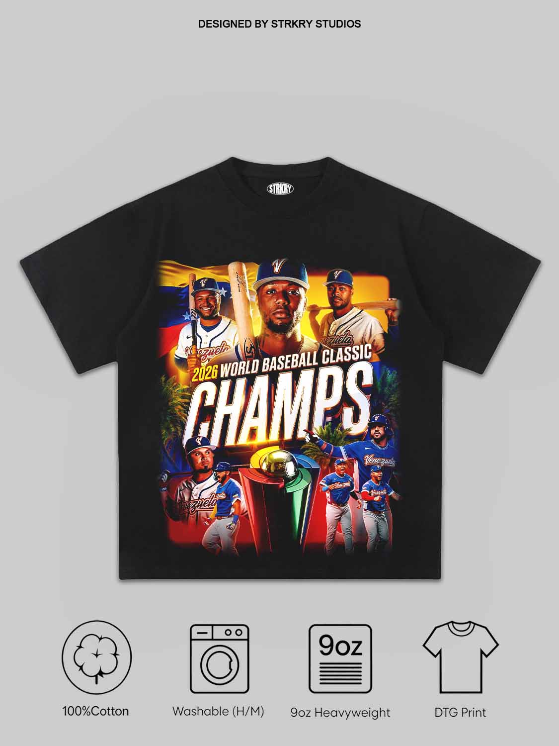 WBC Venezuela Champion 2026 V8 Tee&Hoodie