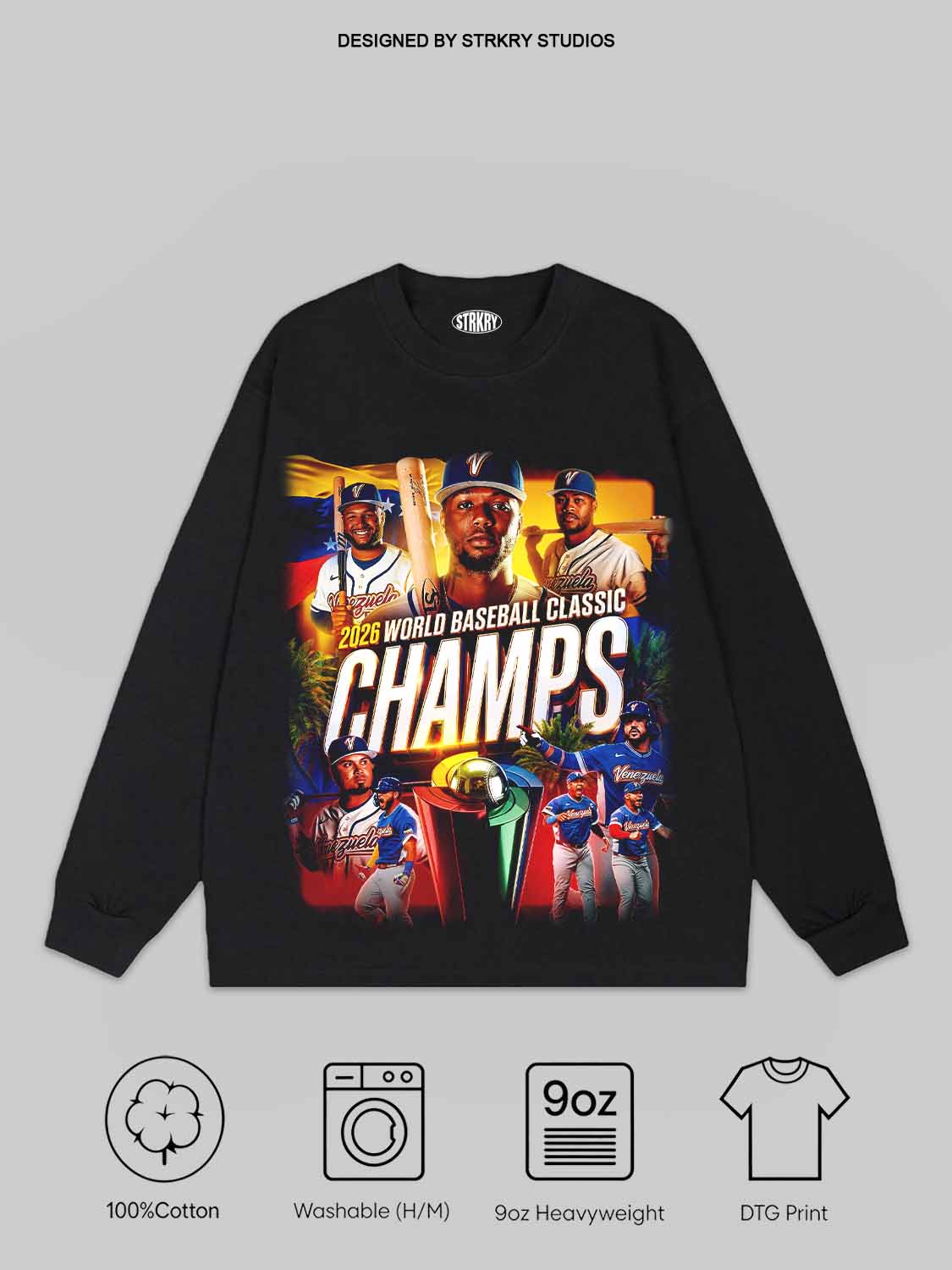 WBC Venezuela Champion 2026 V8 Tee&Hoodie