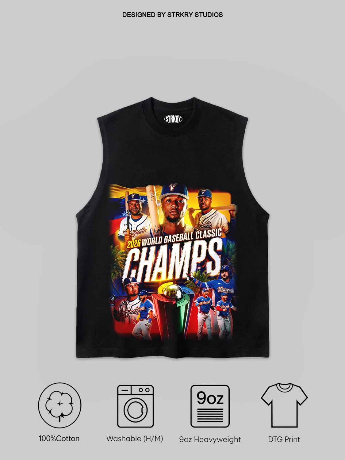 WBC Venezuela Champion 2026 V8 Tee&Hoodie