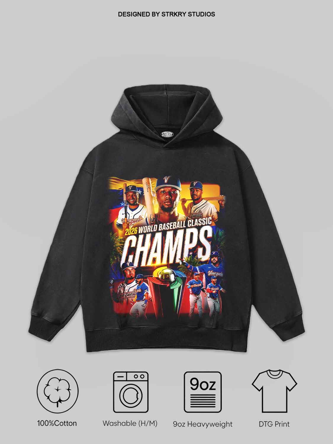WBC Venezuela Champion 2026 V8 Tee&Hoodie