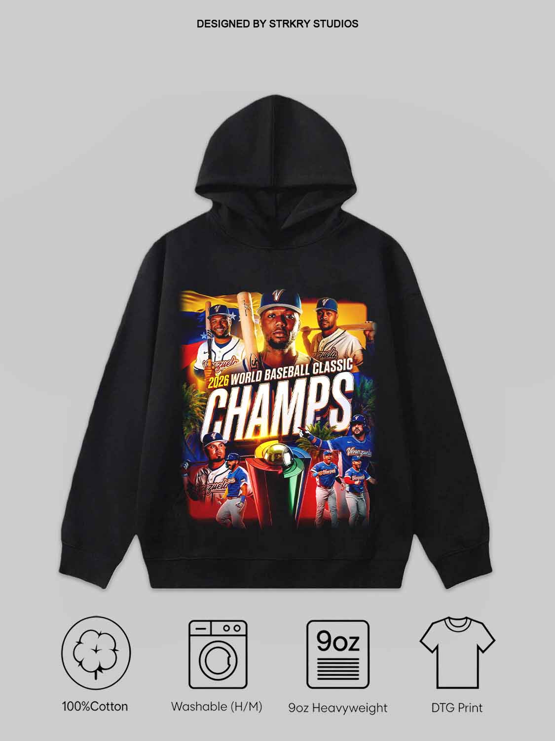 WBC Venezuela Champion 2026 V8 Tee&Hoodie