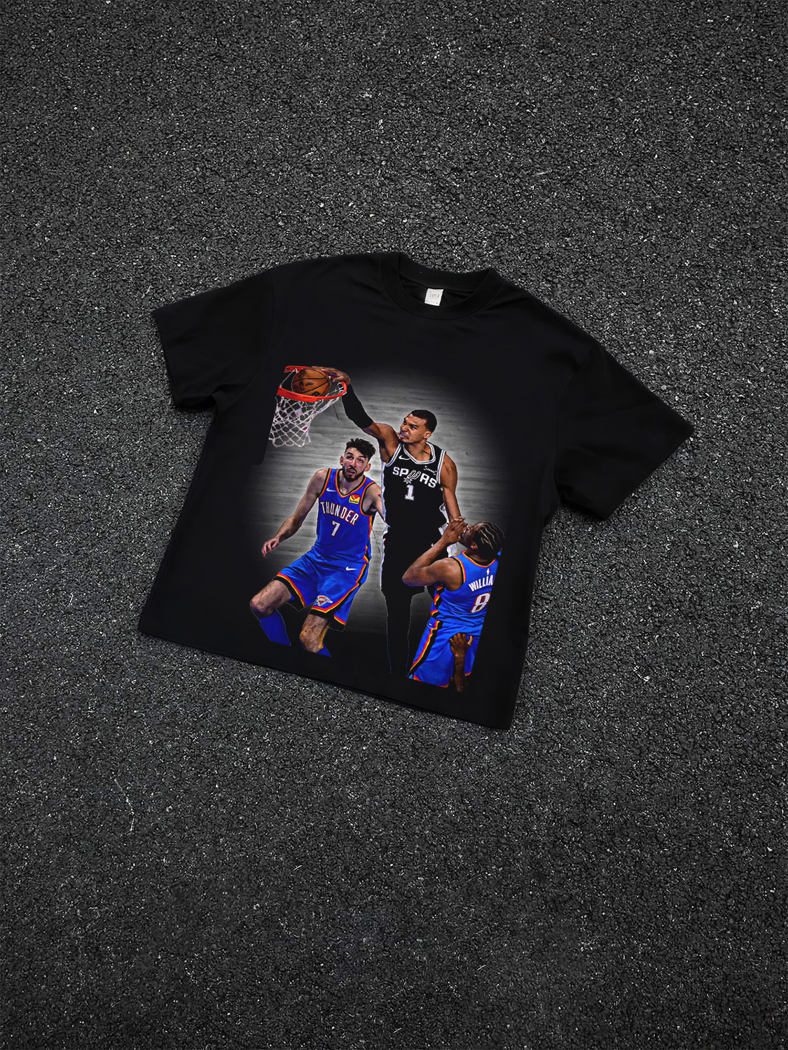 Wemby Posterized Chet And Shai V2