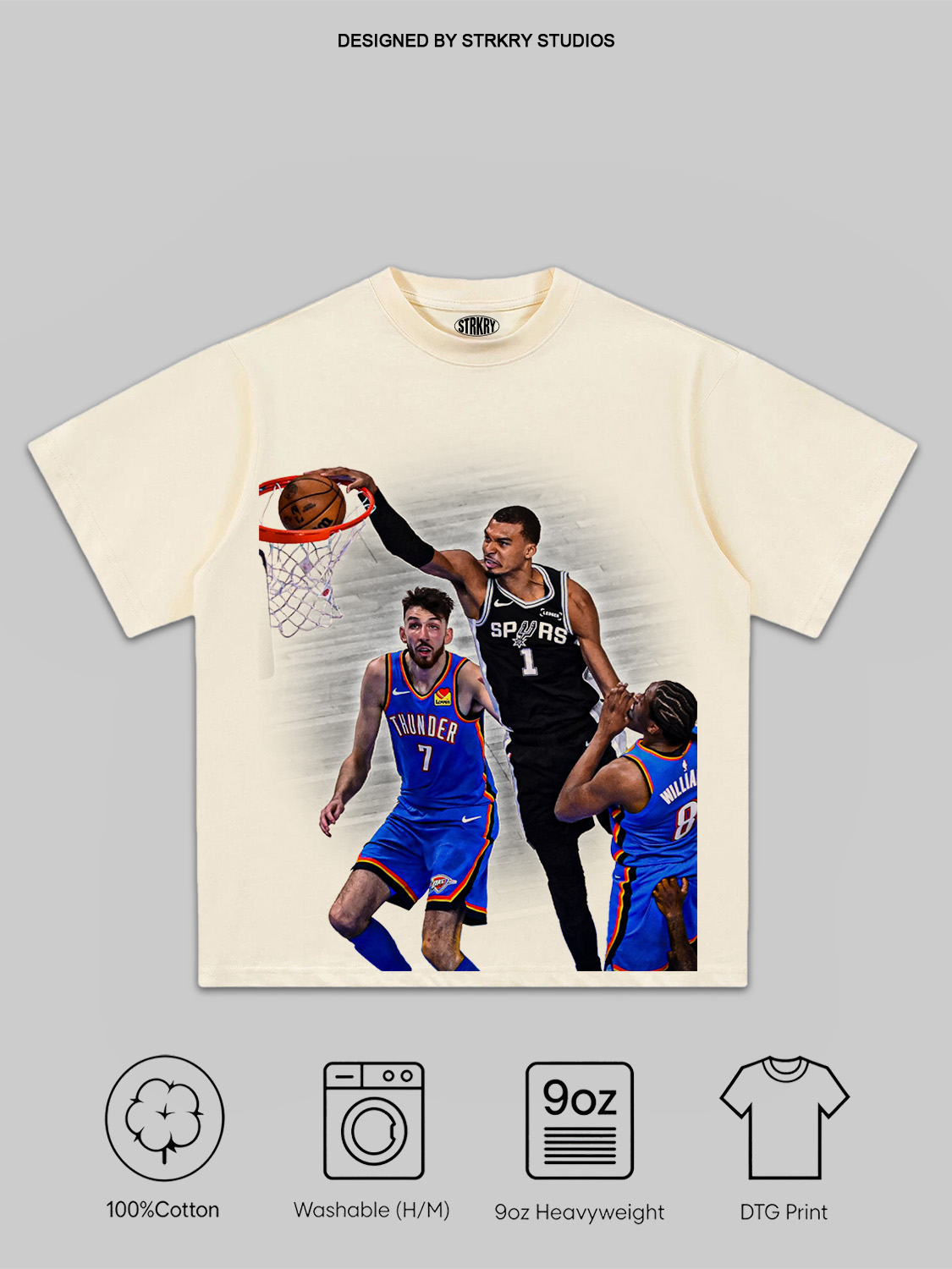 Wemby Posterized Chet And Shai V2