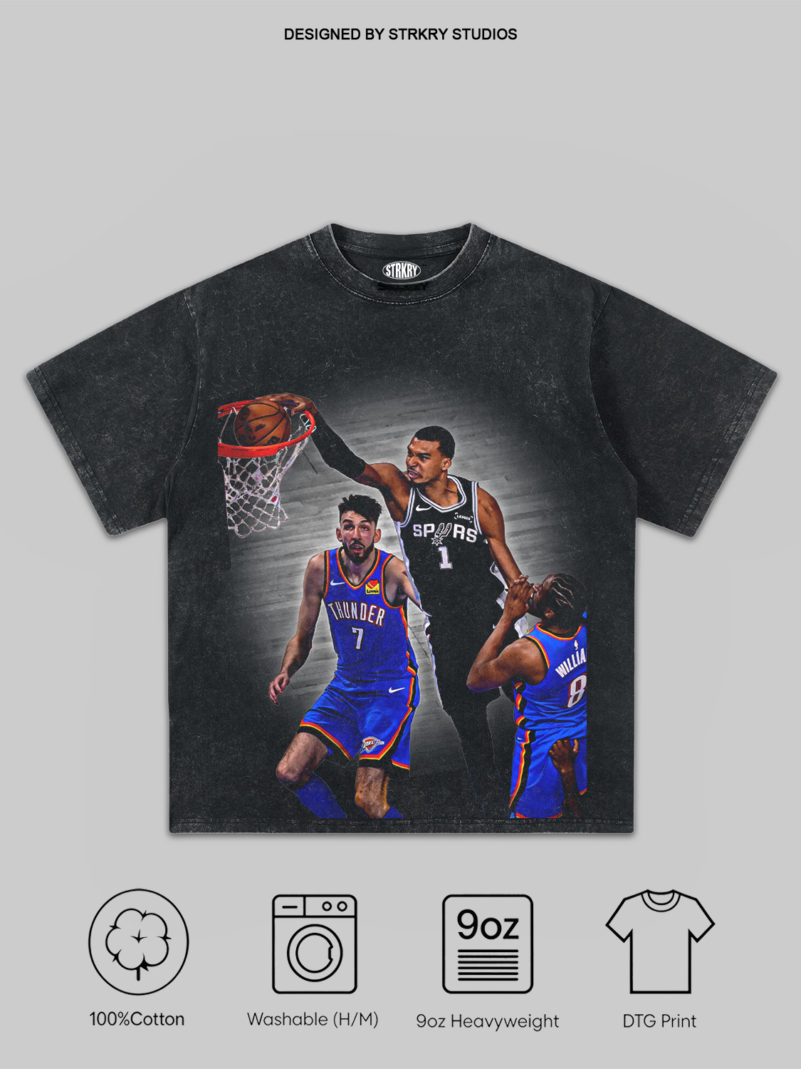 Wemby Posterized Chet And Shai V2