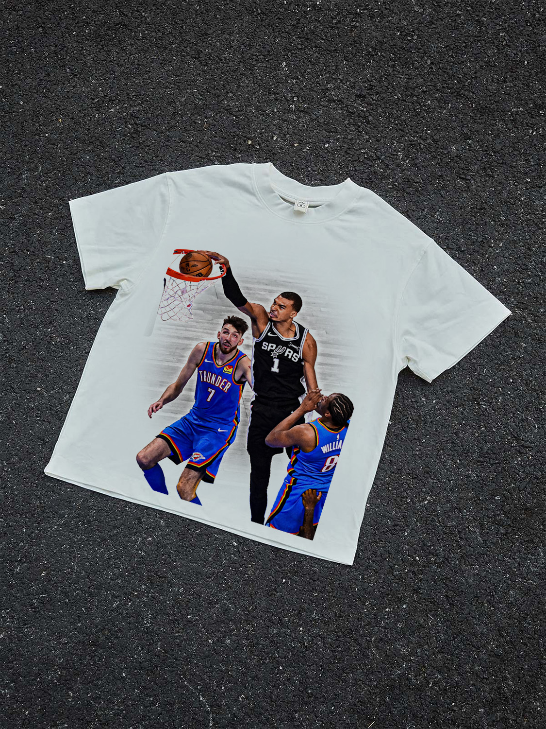 Wemby Posterized Chet And Shai V2