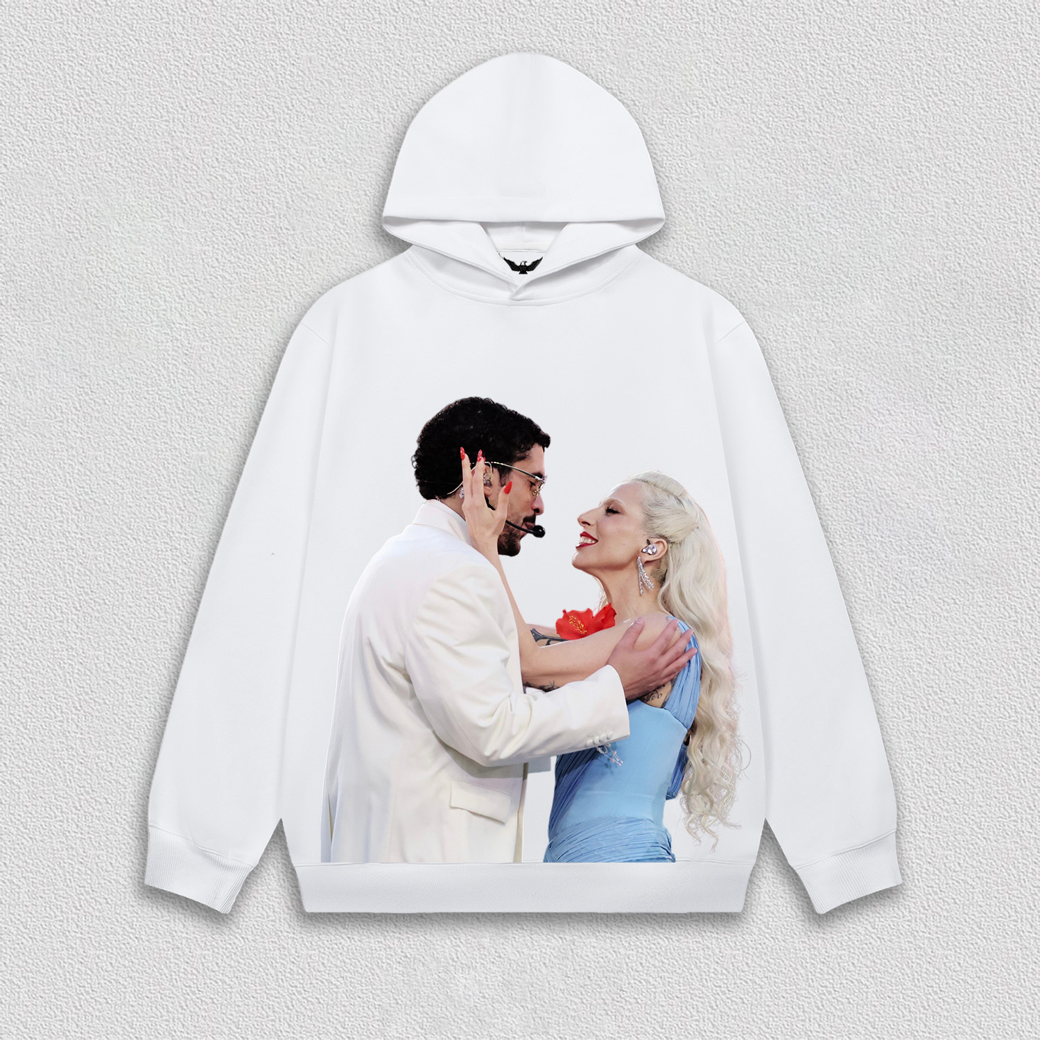 Lady Gaga & Bad Bunny super bowl tee