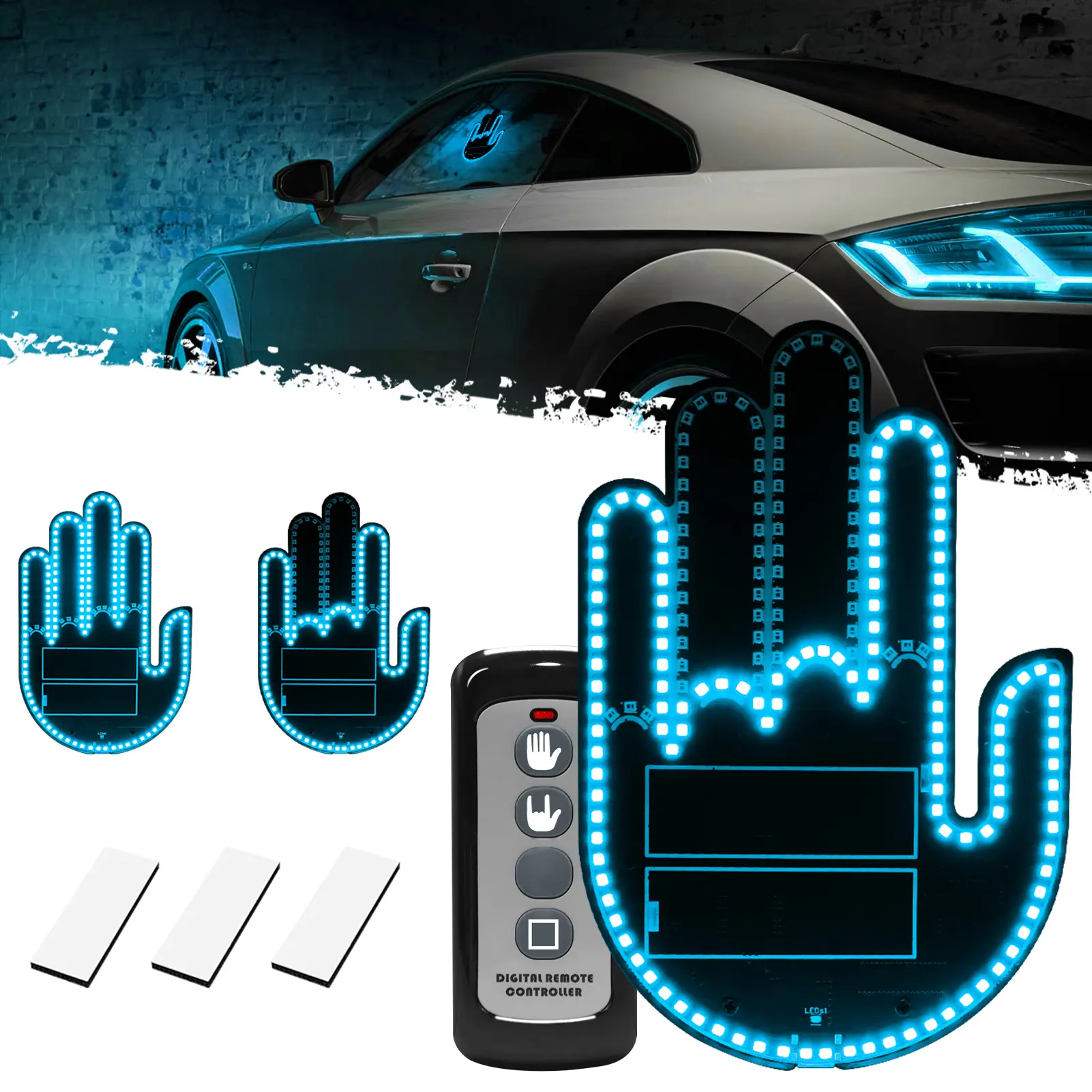 DIBMS Car Gesture Decorative Ambient LED Lights for Car SUV Truck
