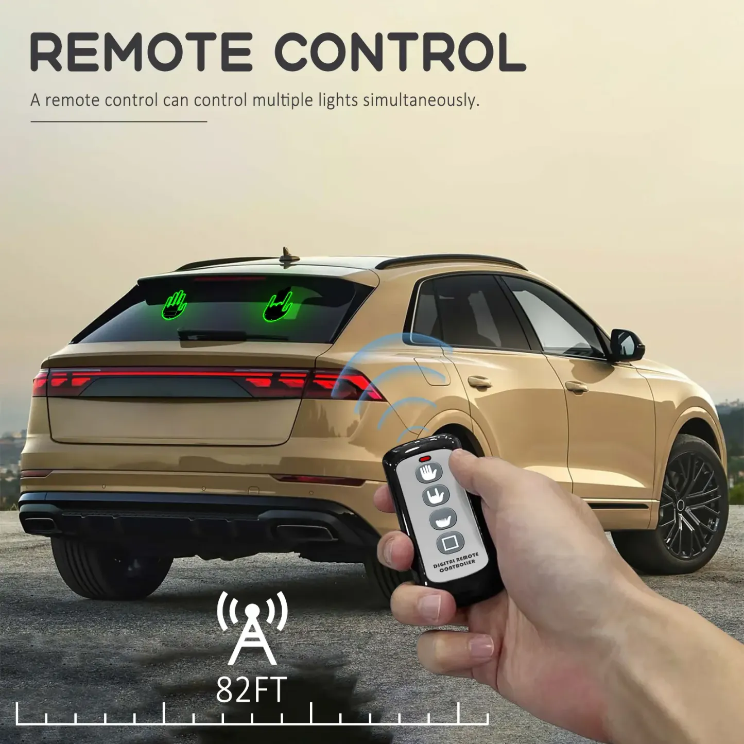 DIBMS Car Gesture Decorative Ambient LED Lights for Car SUV Truck