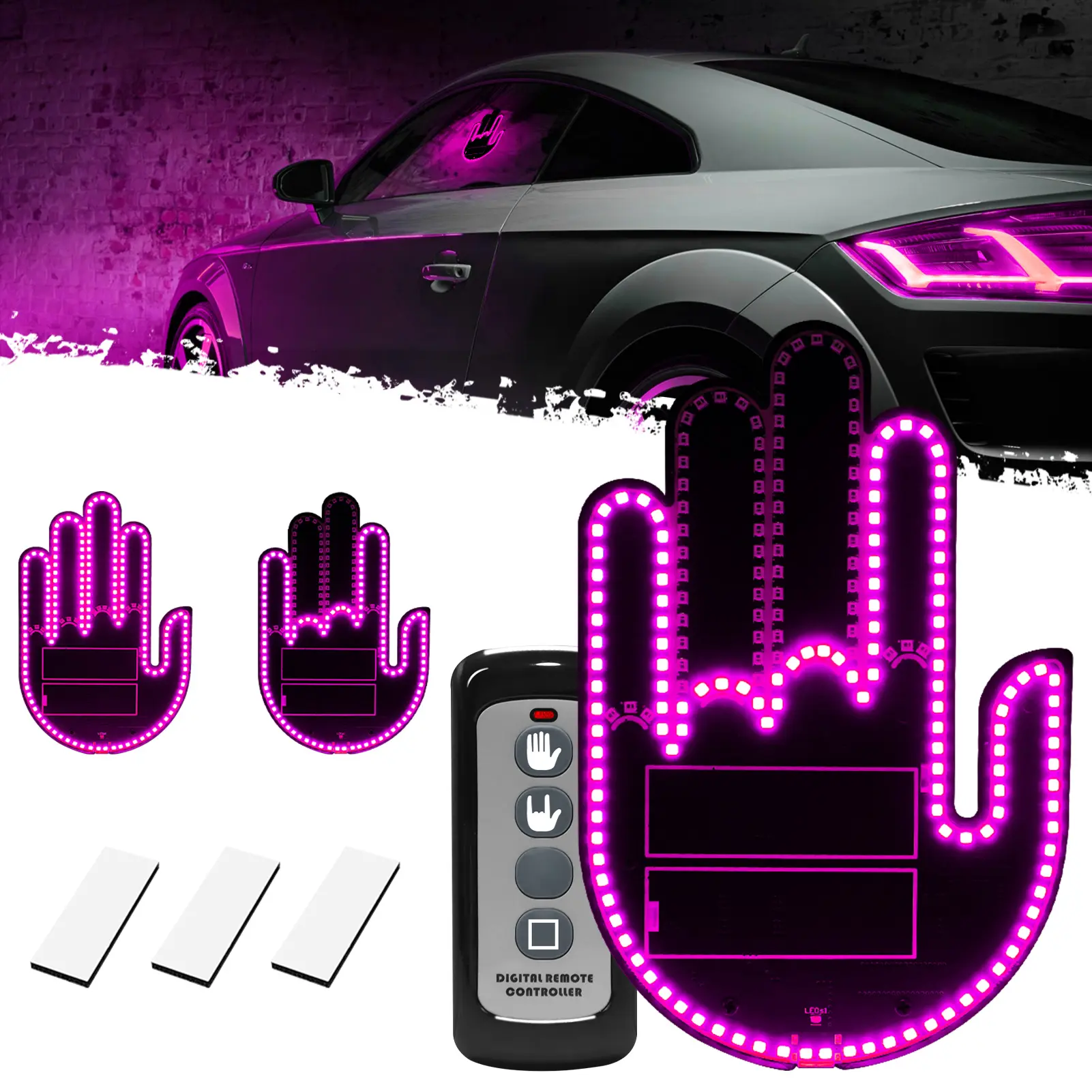 DIBMS Car Gesture Decorative Ambient LED Lights for Car SUV Truck