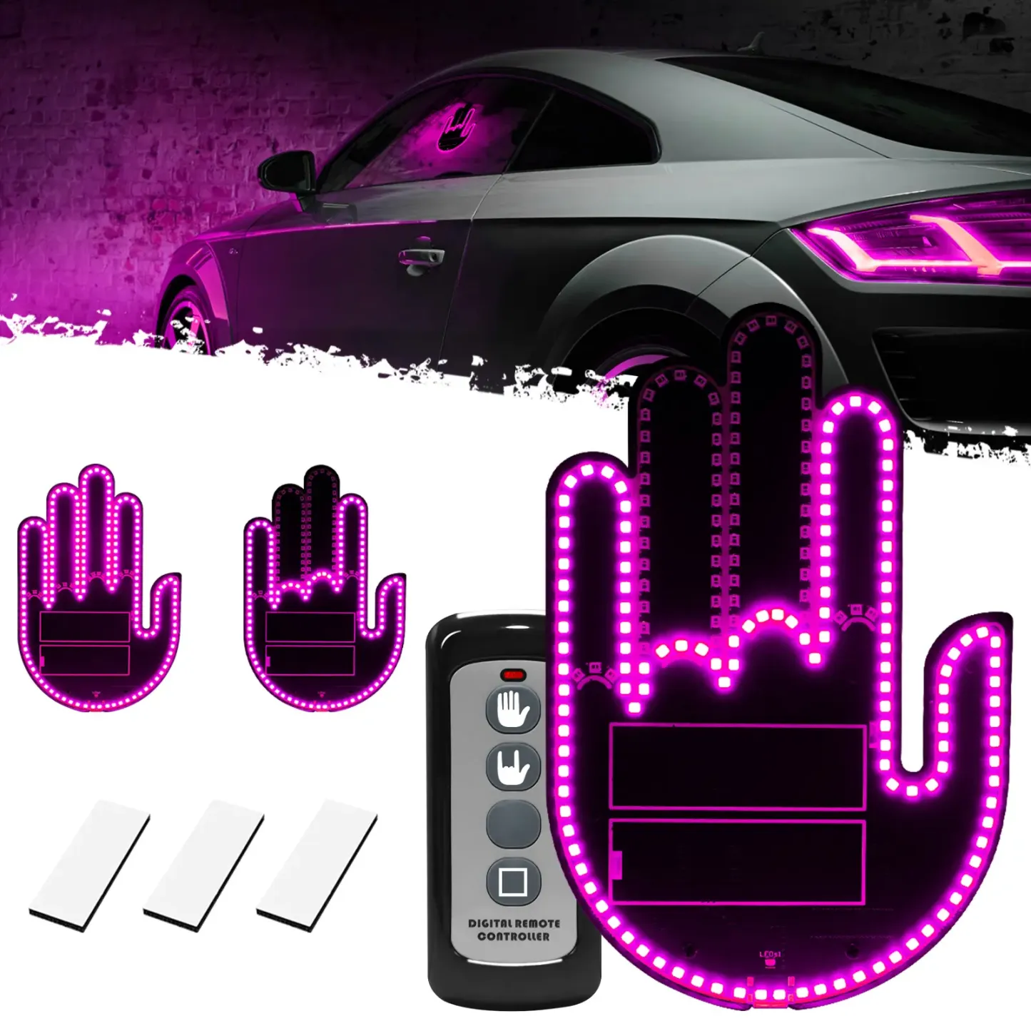 DIBMS Car Gesture Decorative Ambient LED Lights for Car SUV Truck