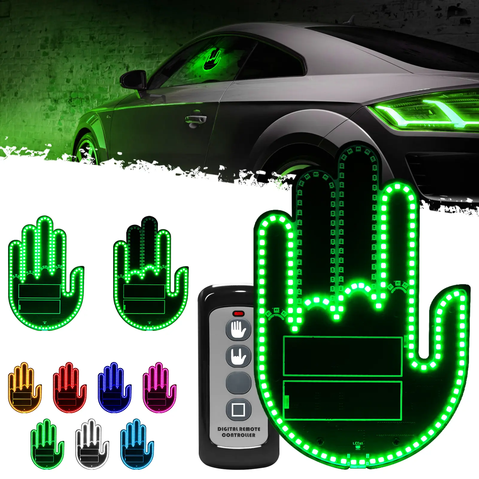 DIBMS Car Gesture Decorative Ambient LED Lights for Car SUV Truck