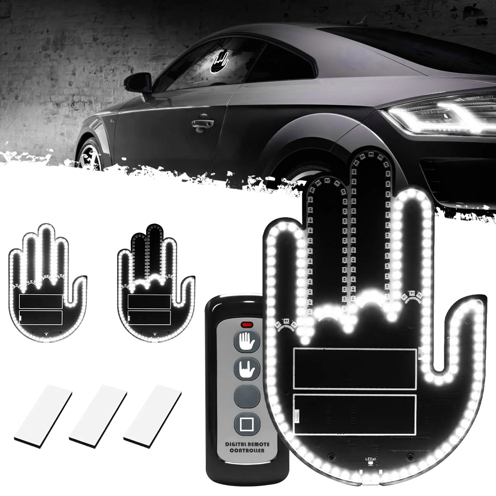 DIBMS Car Gesture Decorative Ambient LED Lights for Car SUV Truck