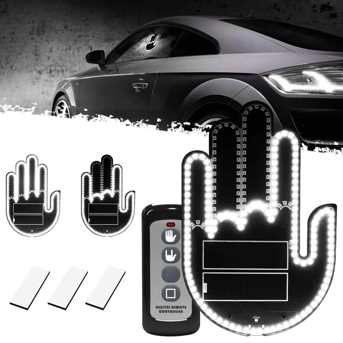 DIBMS Car Gesture Decorative Ambient LED Lights for Car SUV Truck