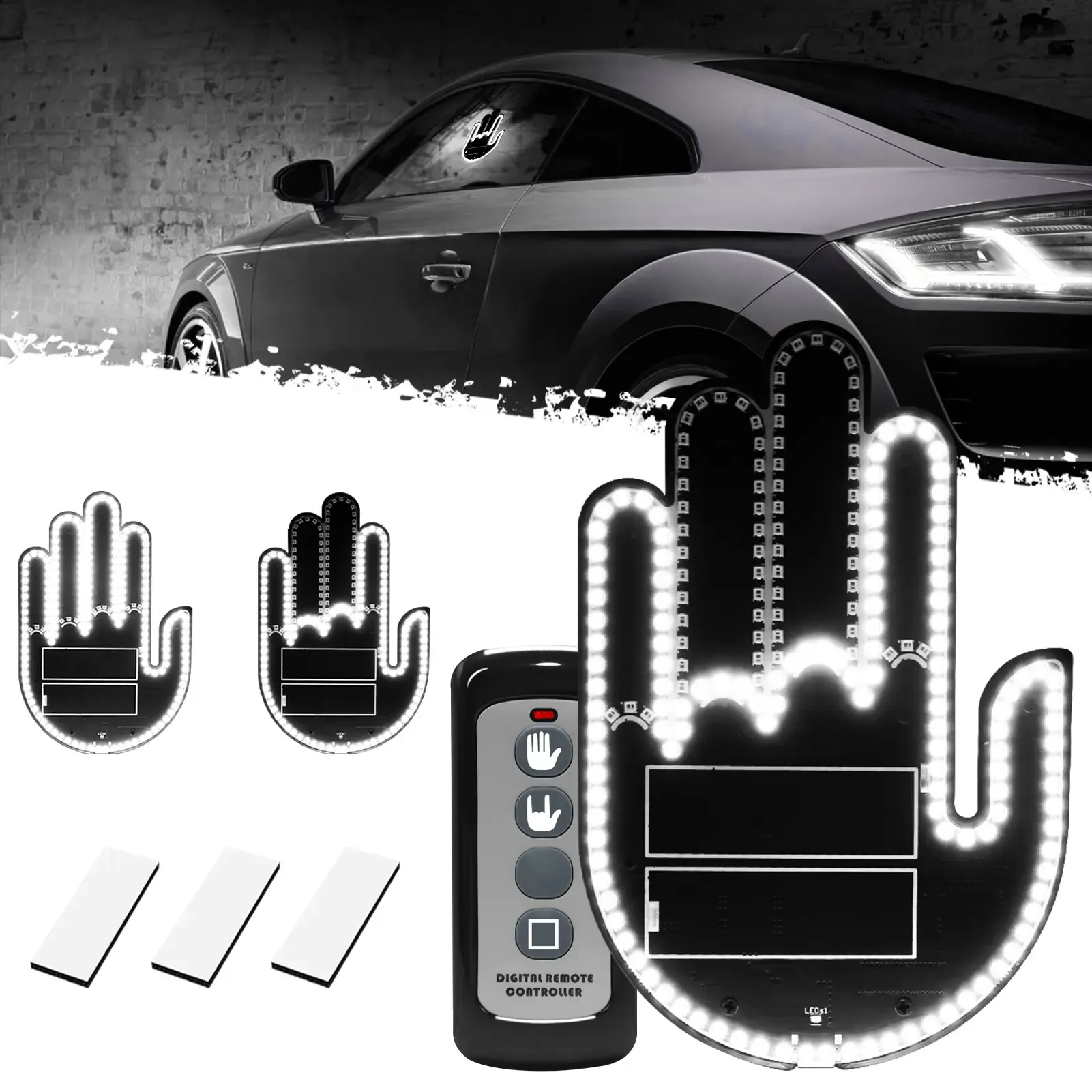 DIBMS Car Gesture Decorative Ambient LED Lights for Car SUV Truck
