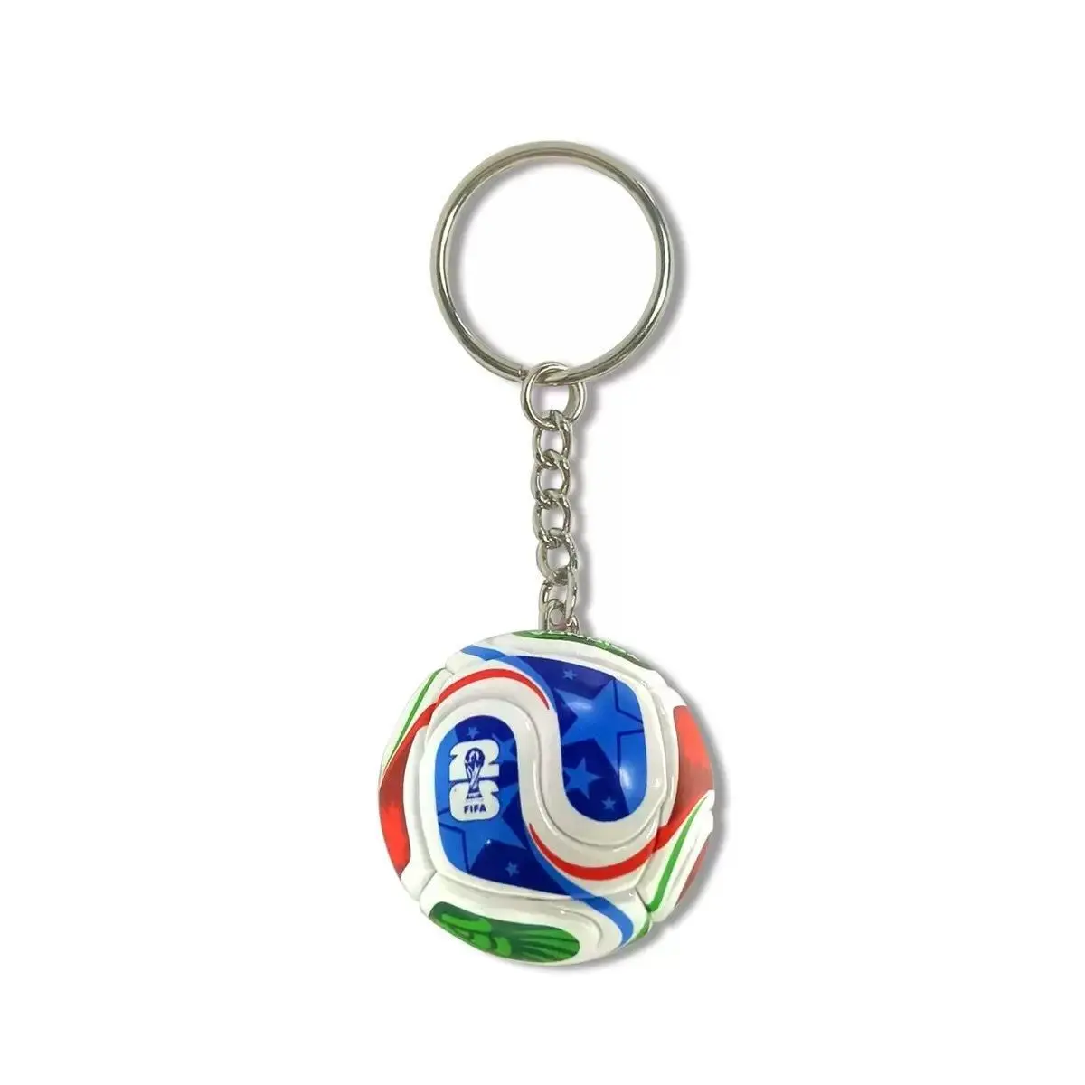2026 Soccer Championship Commemorative Ball Keychain with Trophy Pendant – Mini Football Bag Charm for Fans, Car Key Ring Gift (2 Styles Available)