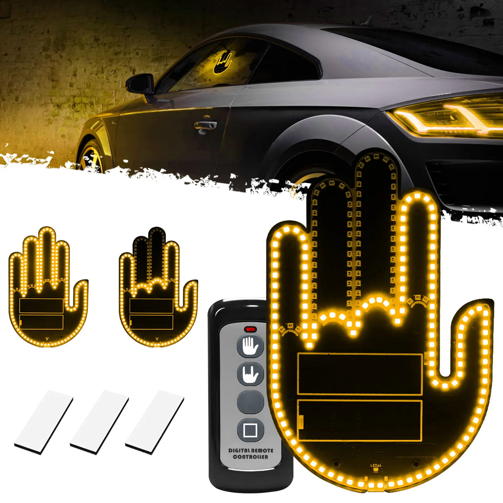DIBMS Car Gesture Decorative Ambient LED Lights for Car SUV Truck
