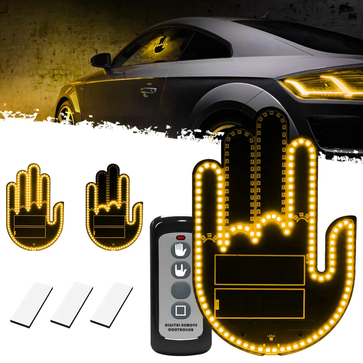 DIBMS Car Gesture Decorative Ambient LED Lights for Car SUV Truck