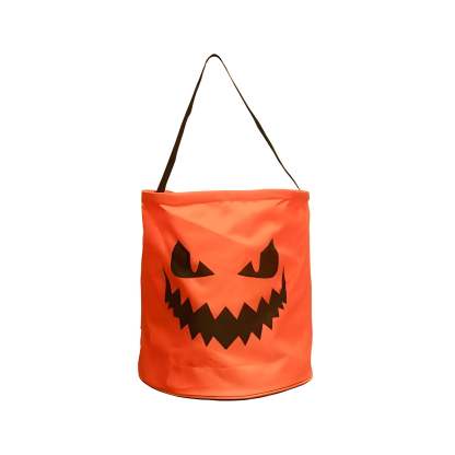 LSLJS Halloween Candy Bag,Trick or Treat Bucket,Pumpkin Design Candy Large Bags with LED Light Collapsible Ghost Multipurpose Reusable Halloween Basket for Kids Birthday Party Goodie Goody