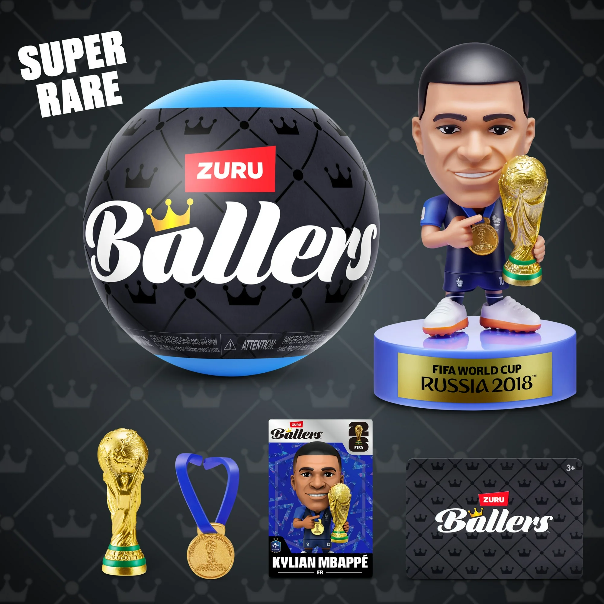 FIFA WORLD CUP 2026™ Ballers Series 1 Football Unboxing Toy for Boys Collectible by ZURU