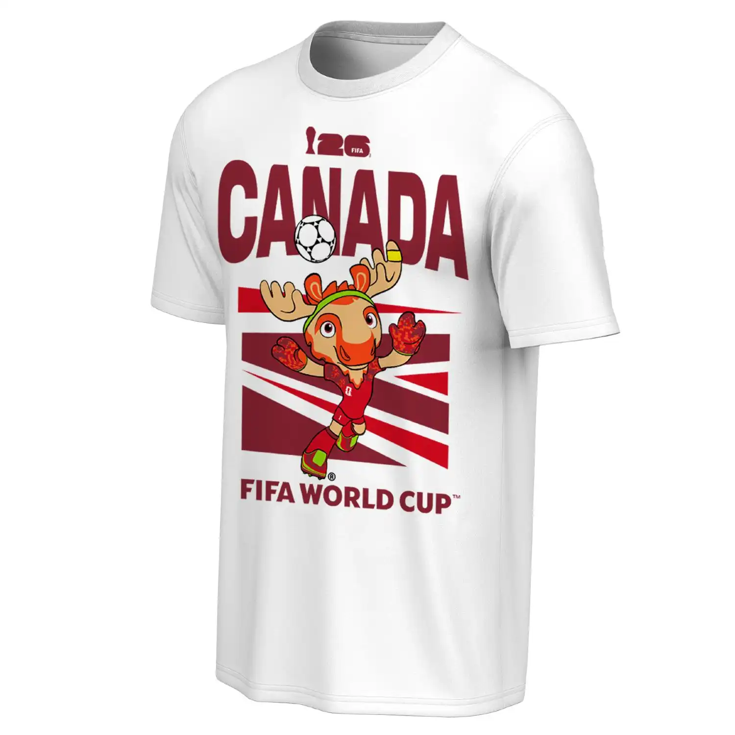 2026 FIFA World Cup Mascot White T-Shirt - Unisex