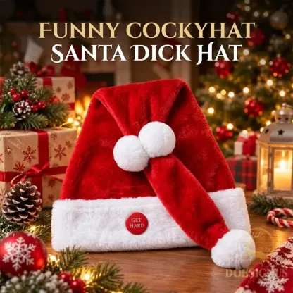 Funny Santa Dick Christmas Hat 2026