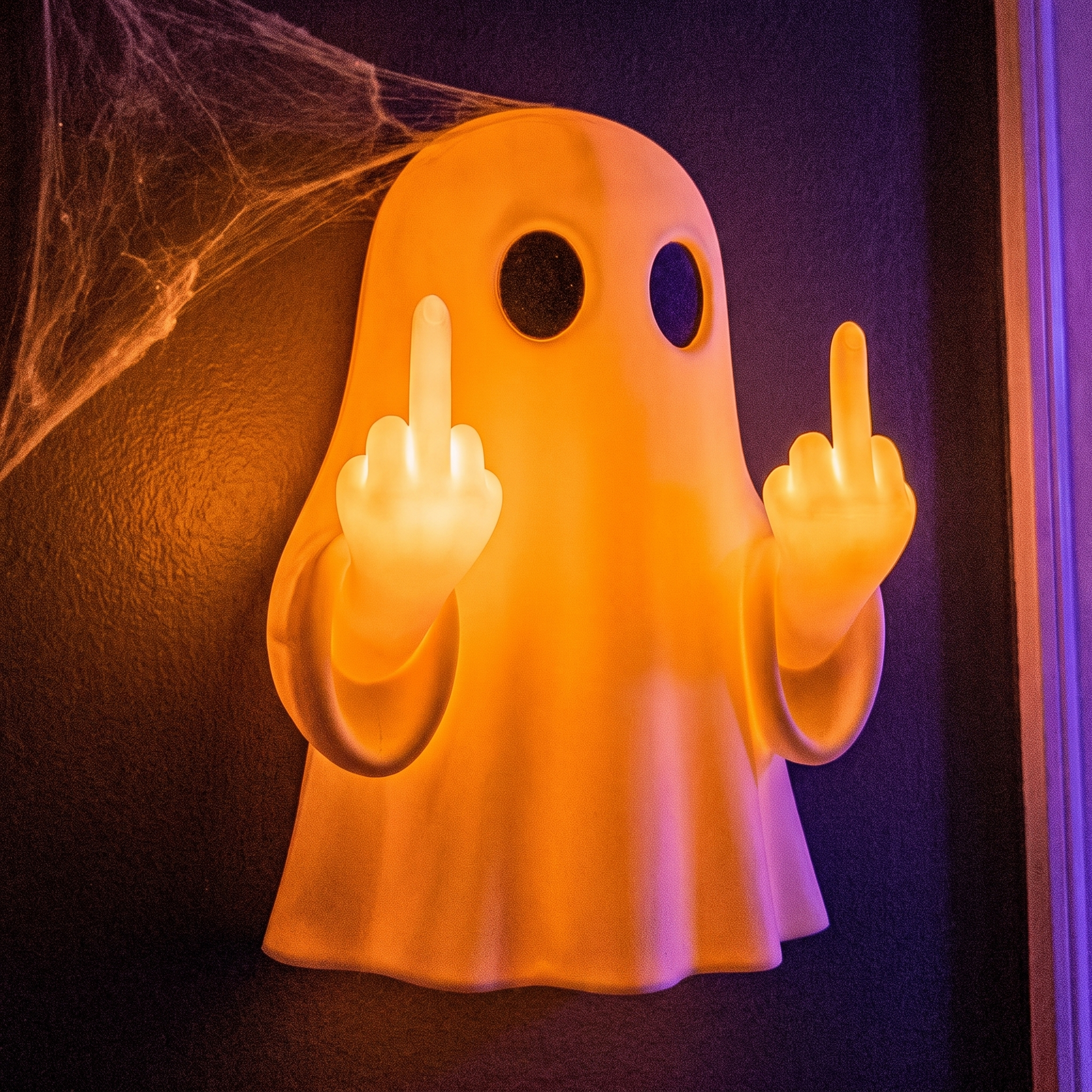 Halloween Novelty Middle Finger Hanging Ornament
