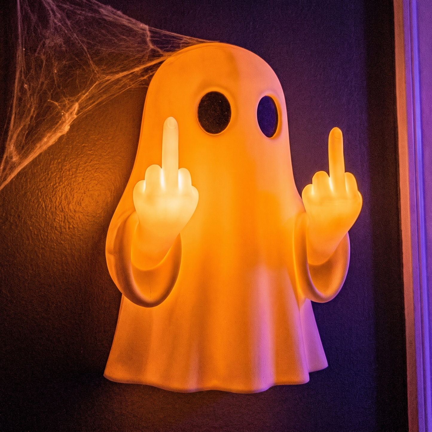 Halloween Novelty Middle Finger Hanging Ornament