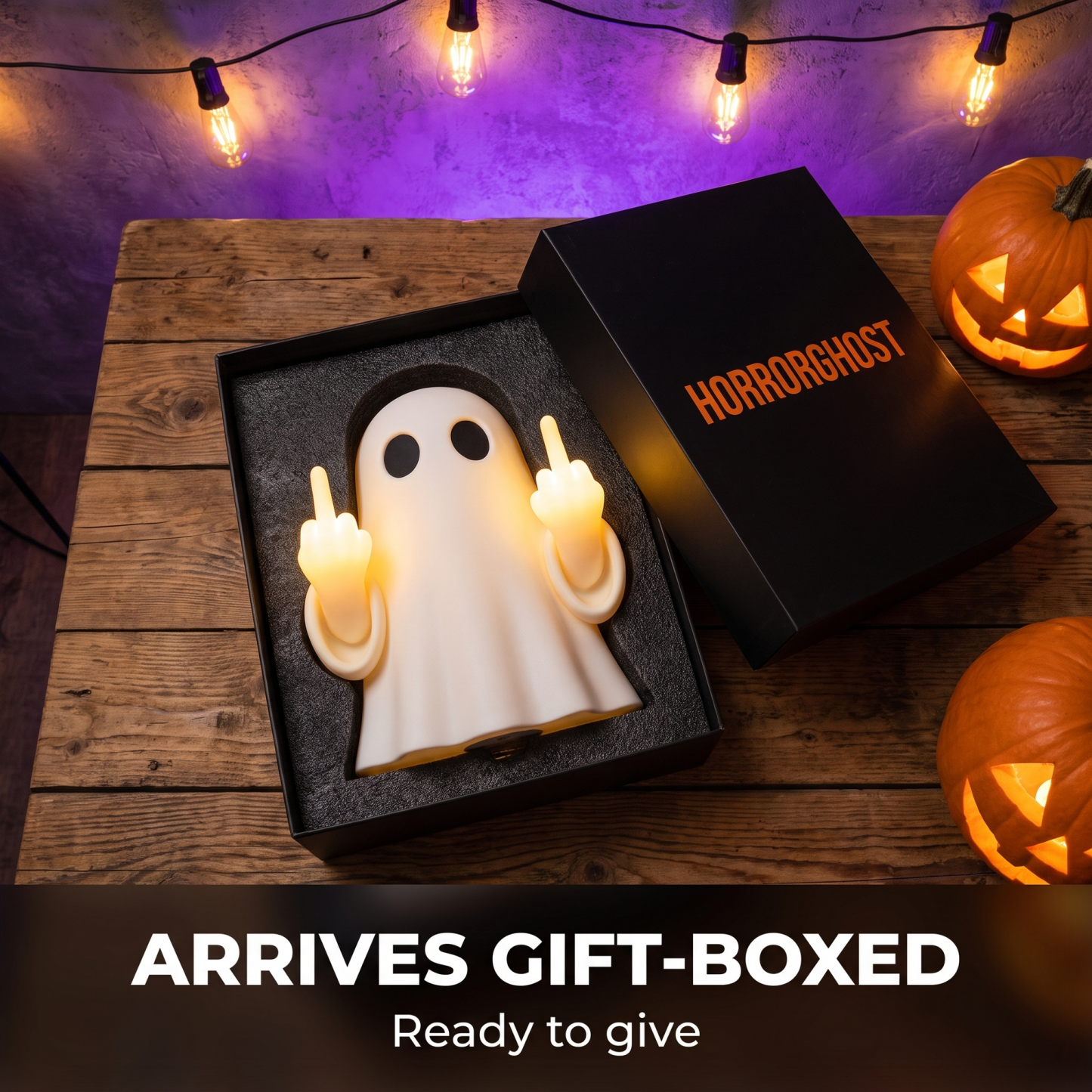 Halloween Novelty Middle Finger Hanging Ornament