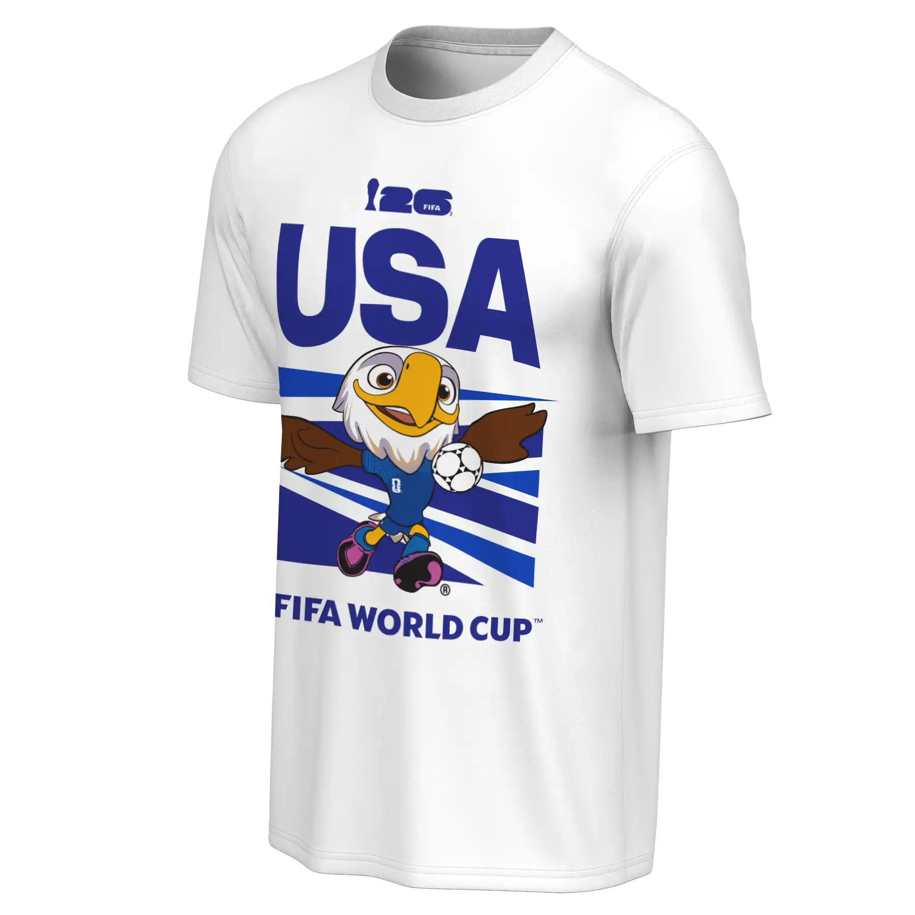2026 FIFA World Cup Mascot White T-Shirt - Unisex