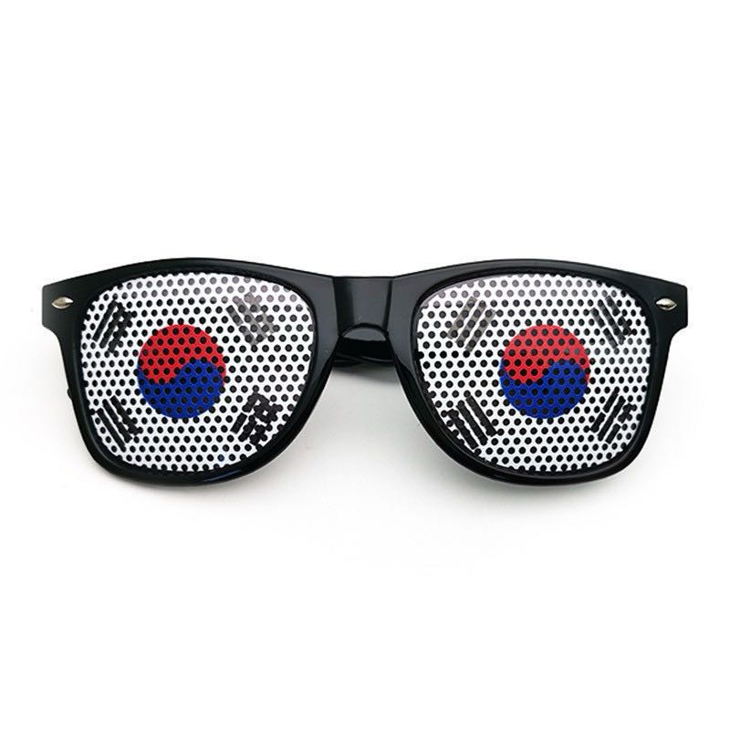2026 World Cup Sticker Pinhole Sunglasses