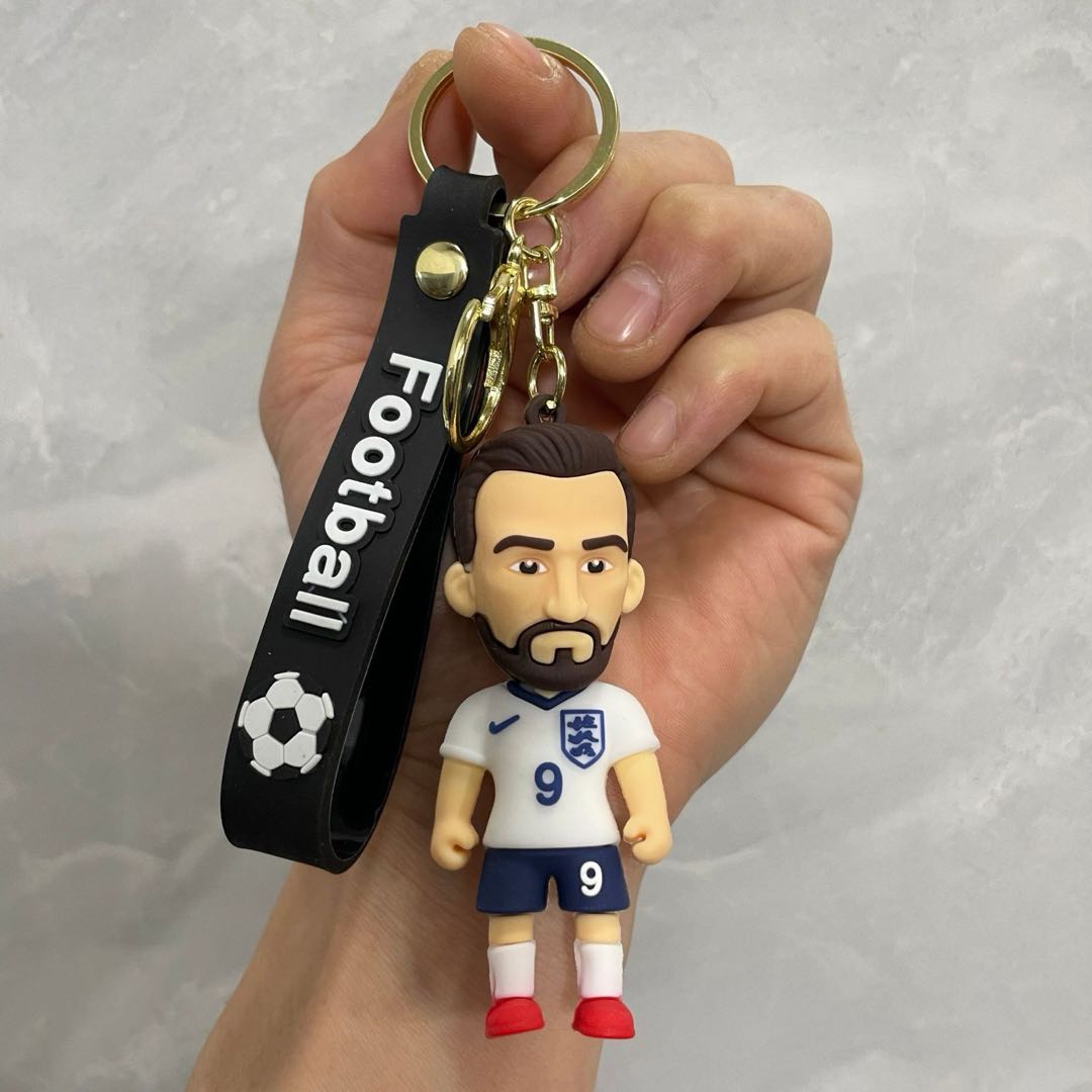 Football jersey keychain cartoon doll