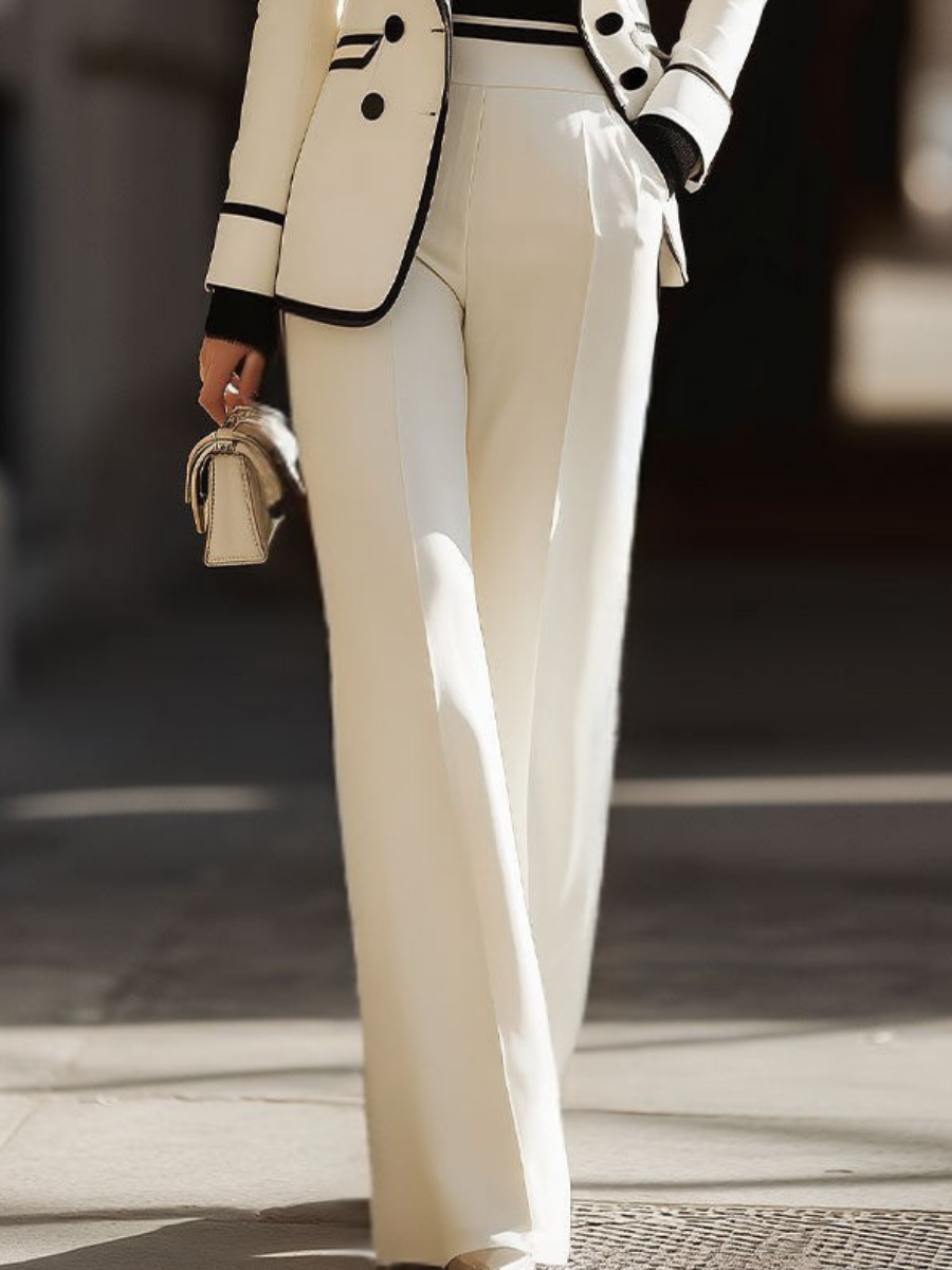 Lightweight Double-Breasted Suit Set