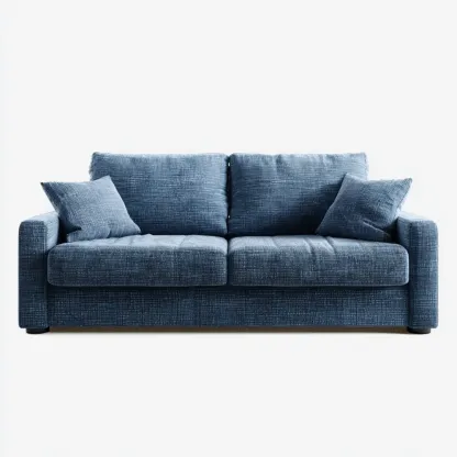 2-Sitzer-Sofa Stoffpolsterung 180x90x85 cm - Blau - Modernes Design-Livornestx