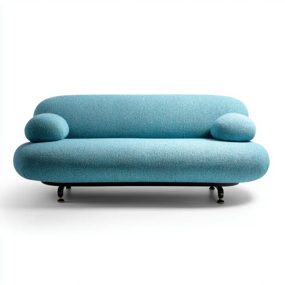 2-Sitzer-Sofa Stoff 200x90x75 cm – Türkis – Modernes Design-Livornestx