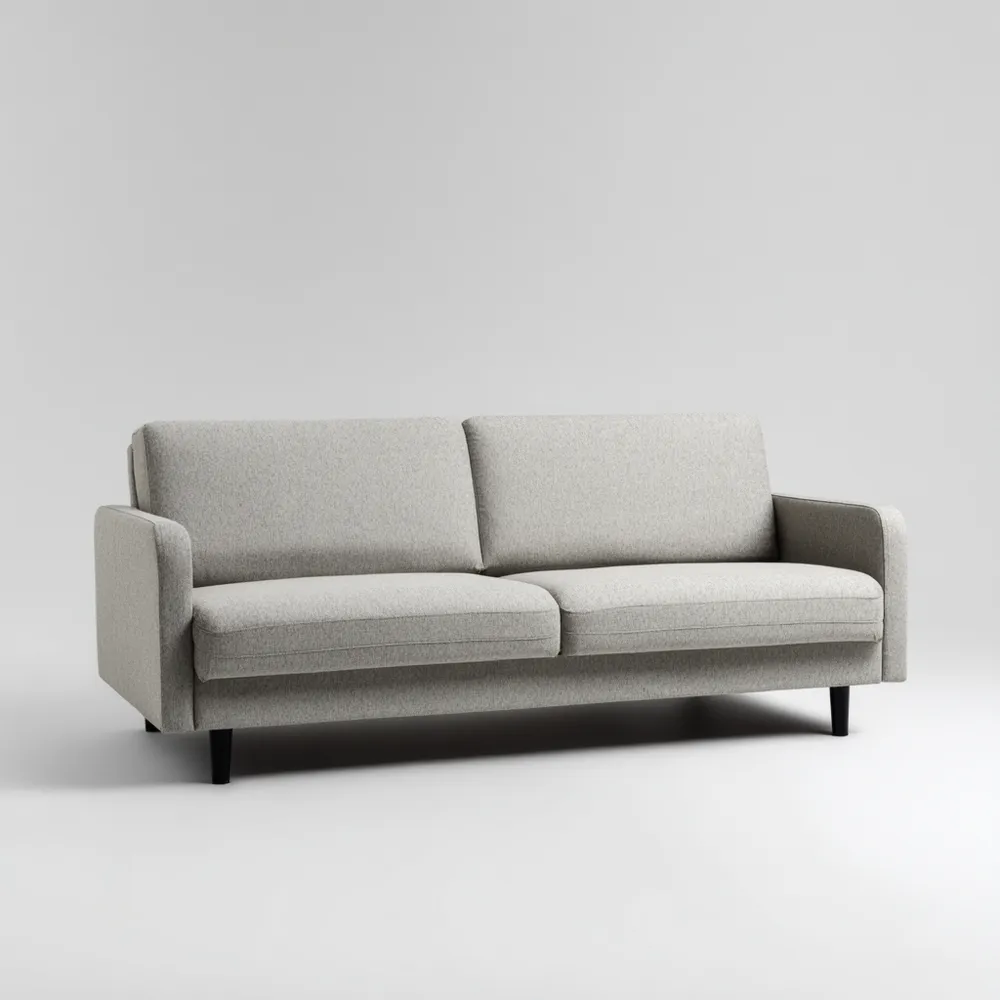 2-Sitzer-Sofa Stoff 180x85x75 cm - Hellgrau - Moderner Stil-Livornestx