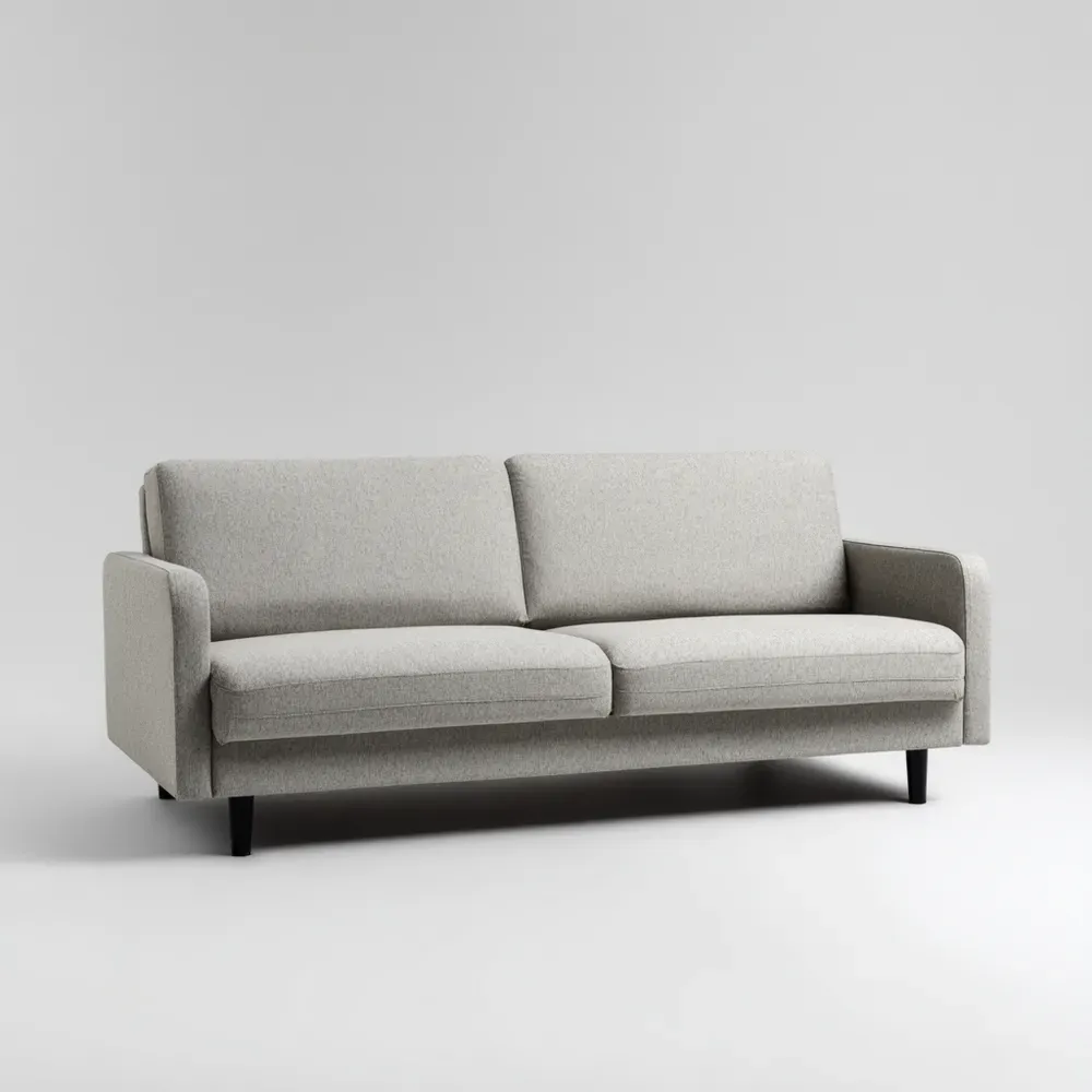 2-Sitzer-Sofa Stoff 180x85x75 cm - Hellgrau - Moderner Stil-Livornestx
