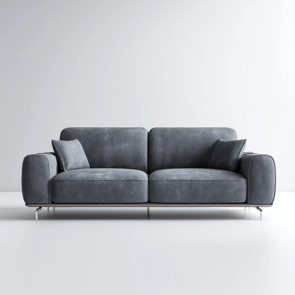 2-Sitzer-Sofa - Stoff 200x85x90 cm - Dunkelgrau - Modernes Design-Livornestx