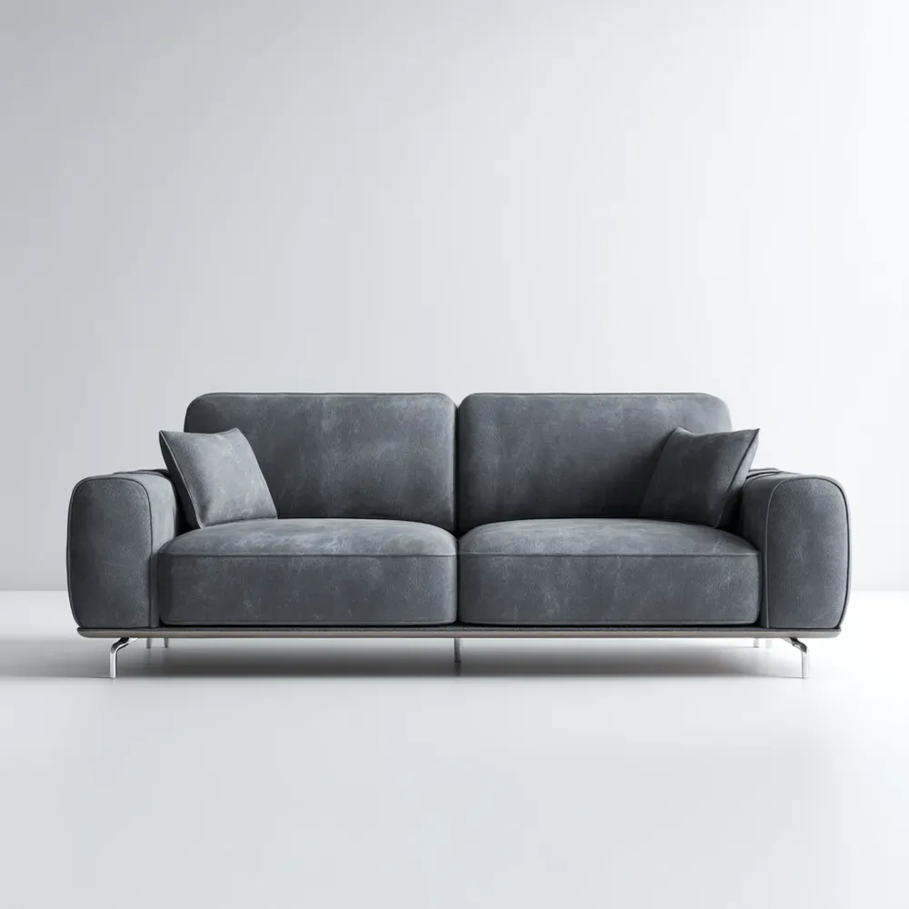 2-Sitzer-Sofa - Stoff 200x85x90 cm - Dunkelgrau - Modernes Design-Livornestx