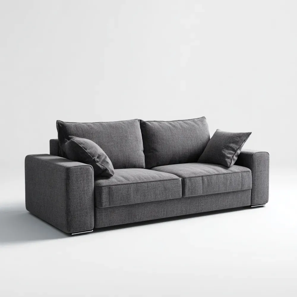 2-Sitzer-Sofa Stoff 200x90x85 cm – Dunkelgrau – Modernes Design-Livornestx