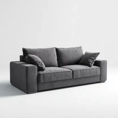 2-Sitzer-Sofa Stoff 200x90x85 cm – Dunkelgrau – Modernes Design-Livornestx