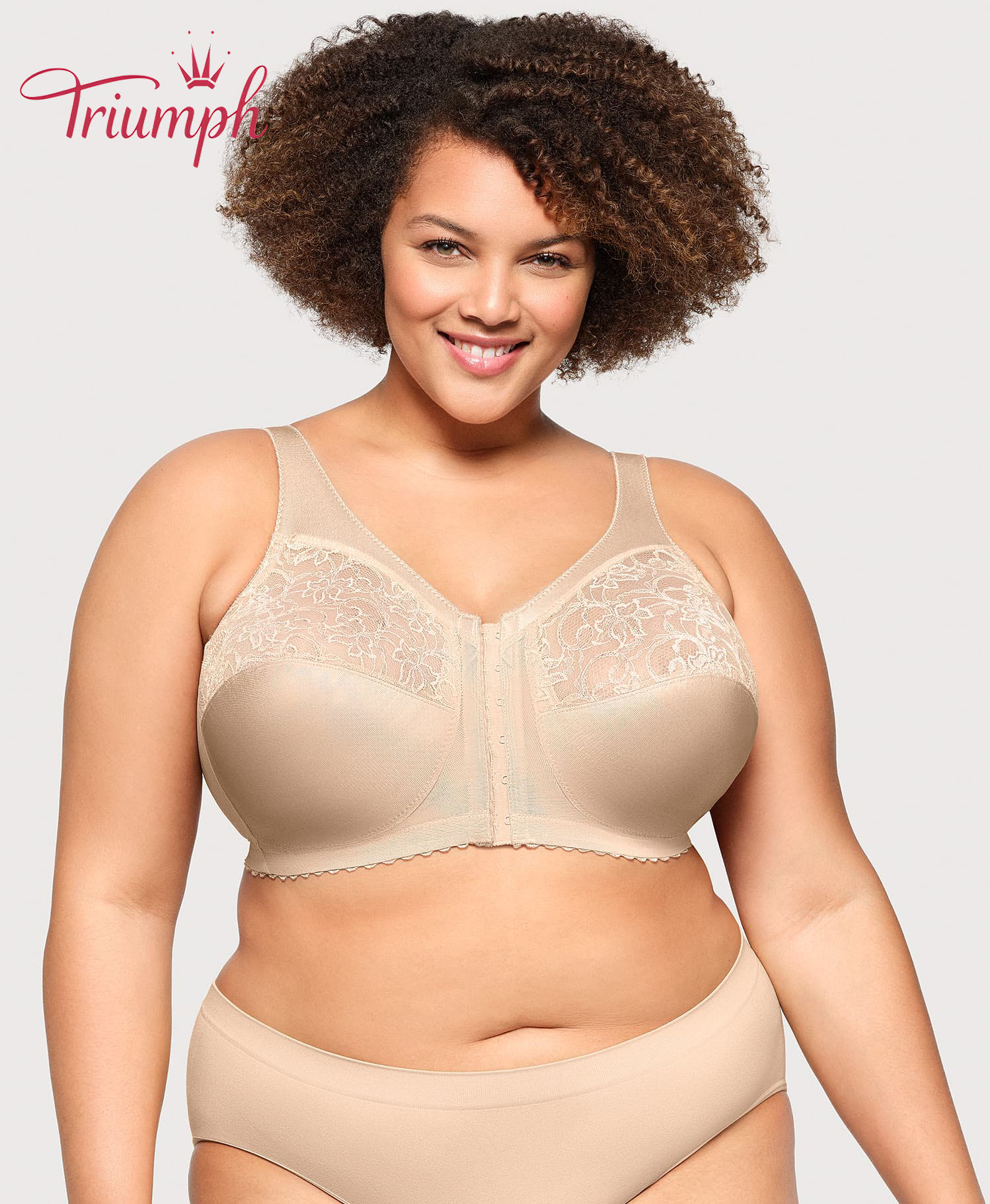 Triumph - (3 db)👑Elülső kapcsos csipkemelltartó