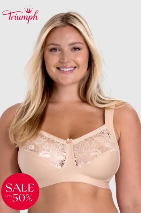 Triumph - 3 db (75A-110F) 💝 Csipke alátámasztó melltartó