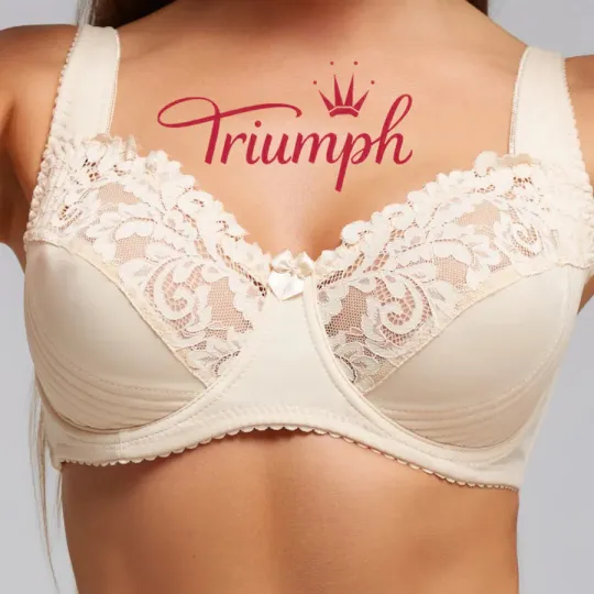 Triumph - 4 sztuki. 💫2025 Sexy Floral Plus Size Bra