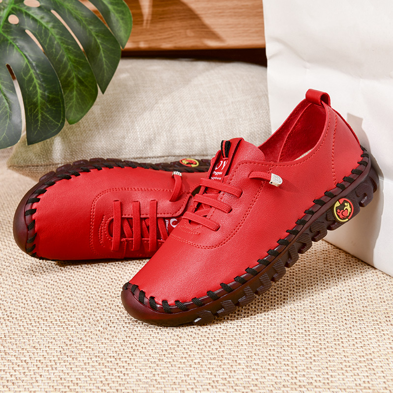 Women's Calfskin Leather Walking Shoes – Ultra Comfortable