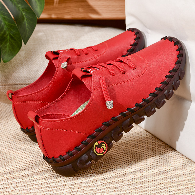 Women's Calfskin Leather Walking Shoes – Ultra Comfortable